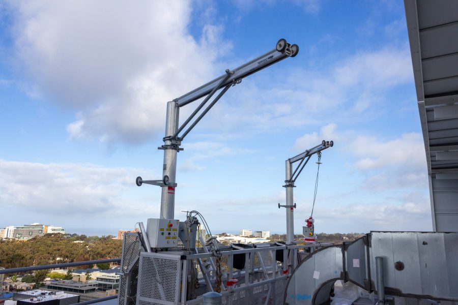 powered platforms for building maintenance