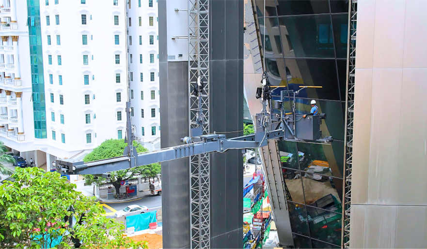 building maintenance unit at Ilham Baru Tower