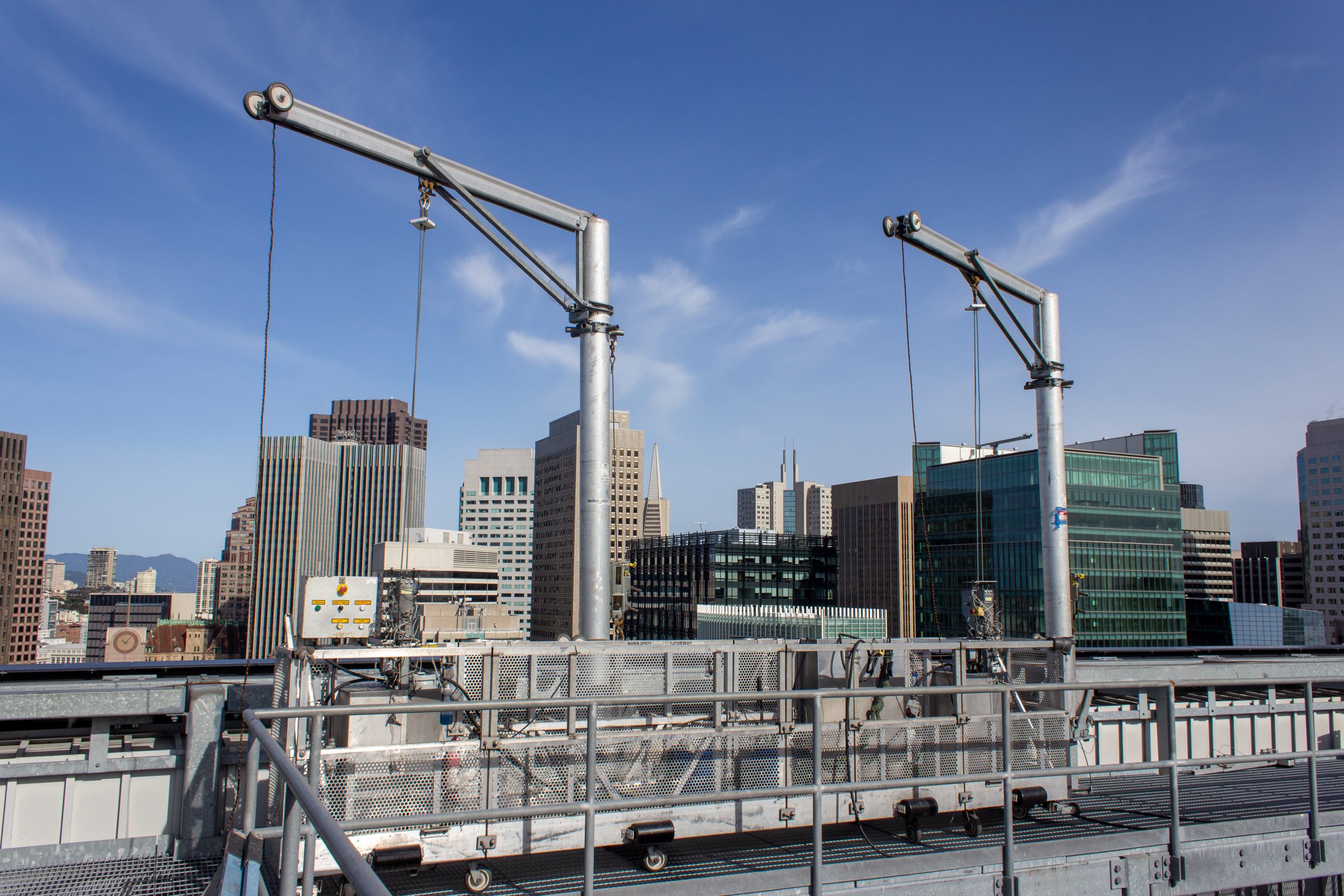 Davits System and Outriggers | Facade Access Solutions EMEAI