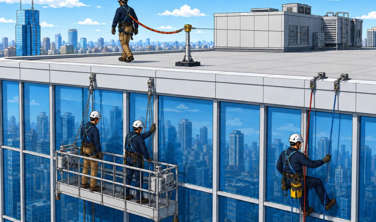 Fall Protection Types: A Practical Guide for High-Rise and Facade Access Work