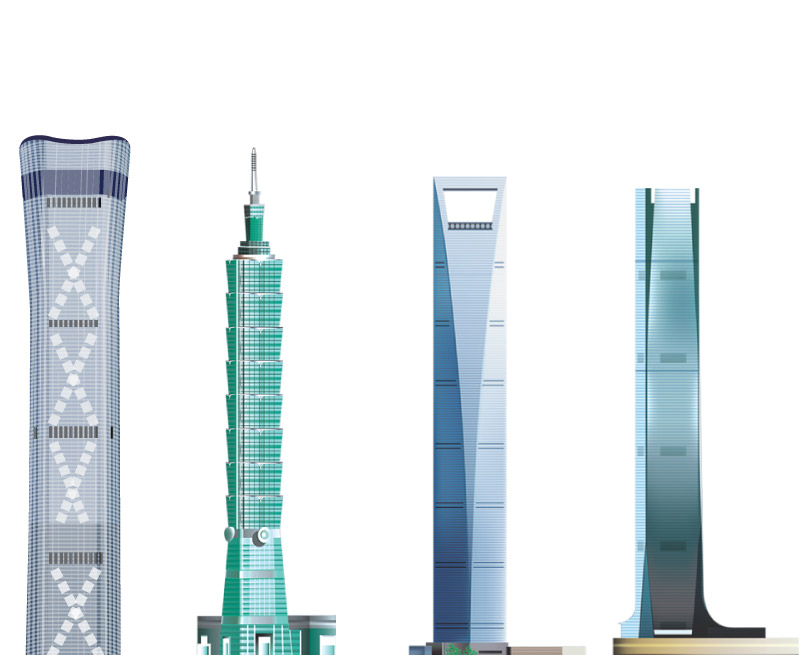 Top 12 Global Skyscapers Project References