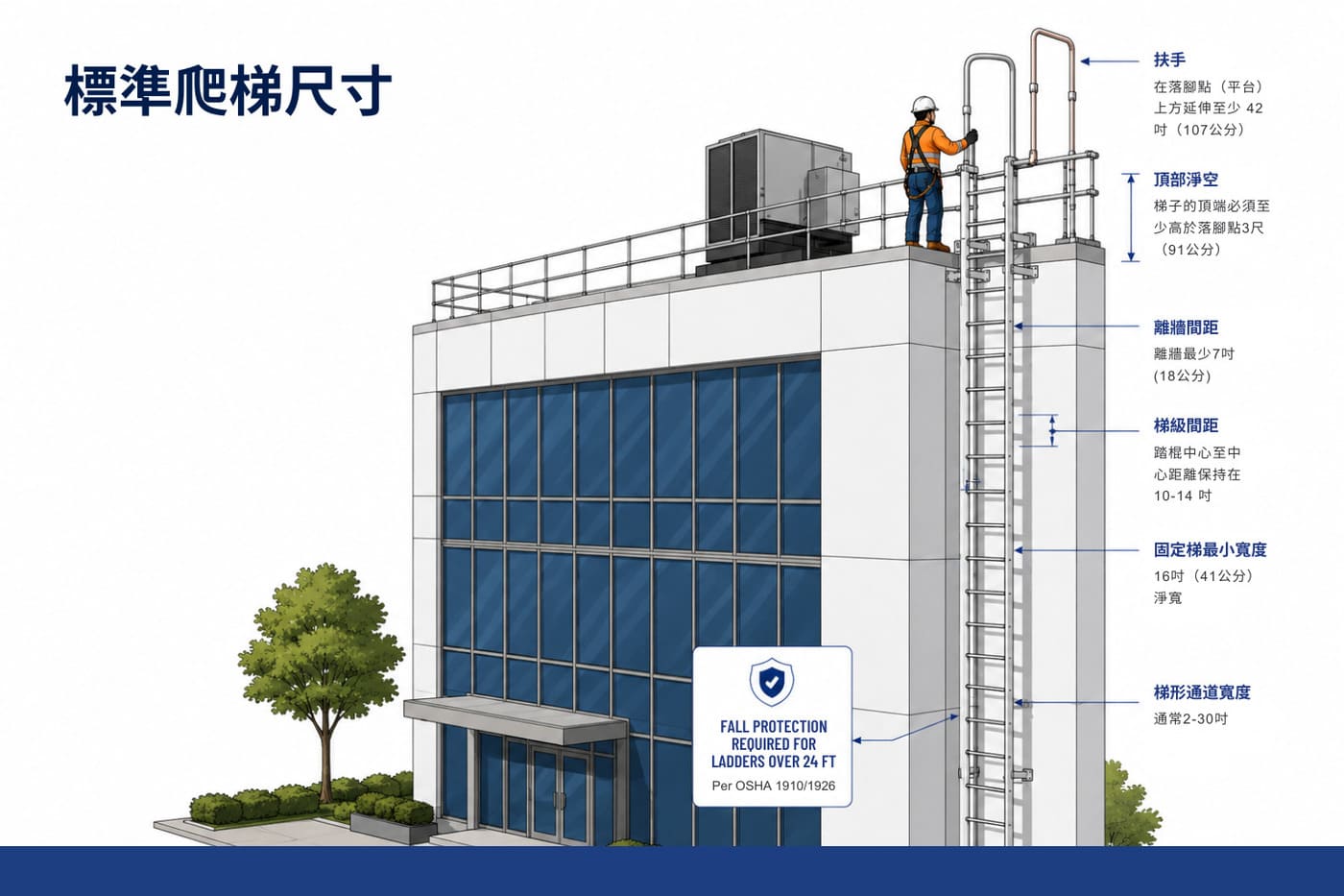 標準梯尺寸