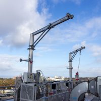 powered platforms for building maintenance