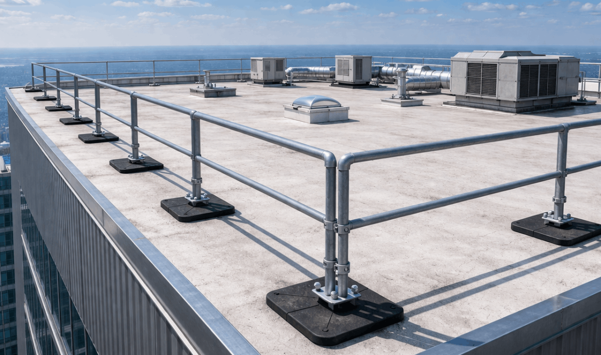 Hoe U de Installatie Van Een Dakreling Plant Die Voldoet Aan de Veiligheidsnormen