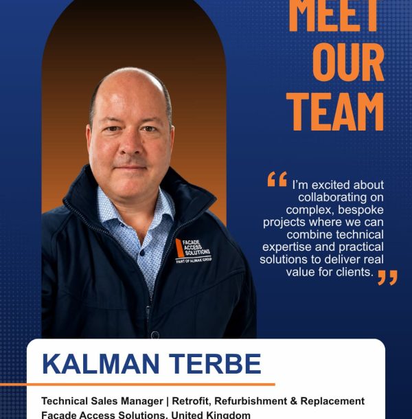 Meet Kalman Terbe: Strengthening Façade Access Solutions UK’s Retrofit, Refurbishment & Replacement Expertise