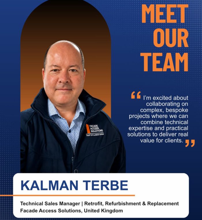 Meet Kalman Terbe: Strengthening Façade Access Solutions UK’s Retrofit, Refurbishment & Replacement Expertise