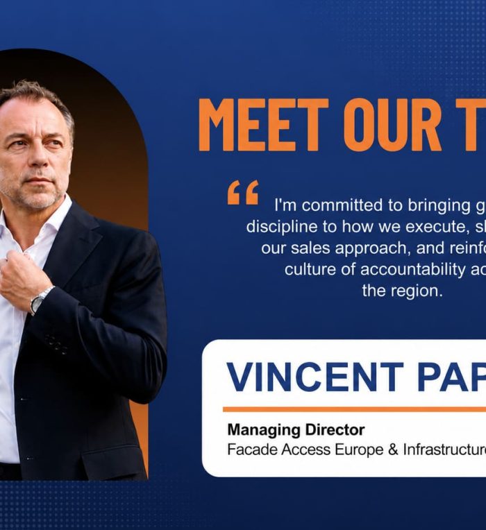 Leading Growth Across Europe: Meet Vincent Papait, Façade Access Solutions’ New Regional Leader